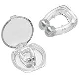 Kit 2 Clip Anti Ronco Dilatador Clip Com Imã Nasal Magnético Silicone Magnético Dormir Melhor Alivia O Sono Leve E Confortável