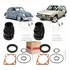 Kit 2 Coifas Cambio Caixa + Retentores Fusca Brasilia Sabó
