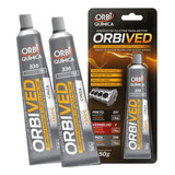 Kit 2 Cola Orbived Selante Para Motor Cinza 50g