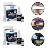 Kit 2 Colas Adesivo Retrovisor Espelho 50g Tekbond Cor Incolor