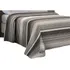 Kit 2 Colchas Cama Casal Padrão Piquet Cobre Leito 2 X2,20 M Cor Crú E Preto