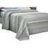 Kit 2 Colchas Cama Casal Padrão Piquet Cobre Leito 2 X2,20 M Cor Crú E Verde