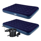 Kit 2 Colchões Infláveis Casal Comfort Bomba Elétrica Vg Cor 110v