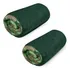 Kit 2 Colchonetes Camping Solteiro Dobrável Verde Compacto