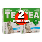 Kit 2 Coleiras Antipulgas E Carrapatos Tea Gatos Konig 33 Cm