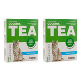 Kit 2 Coleiras Antipulgas E Carrapatos Tea Gatos Konig 33 Cm