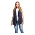 Kit 2 Coletes Feminino Max Cardigan Regata Kimono Com Bico 