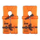 Kit 2 Coletes Salva Vidas Homologado Ativa Classe Iii