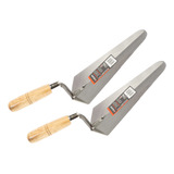 Kit 2 Colheres De Pedreiro Bellota Reta N 10