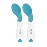 Kit 2 Colheres De Treinamento Termossensível Muda De Cor Quando Quente Buba  Azul 