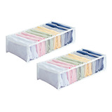 Kit 2 Colmeias Organizadora Gaveta Premium 40x20x10 Branca