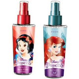 Kit 2 Colônias Princess Avon Branca De Neve Ariel Disney