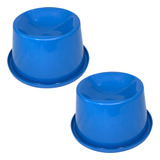 Kit 2 Comedouro Alto Elevado Postura Correta Para Gatos Pet