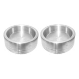 Kit 2 Comedouro Alumínio Pesado Médio 1 2 L Cães Cachorros