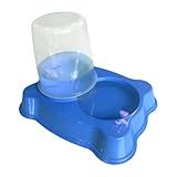 Kit 2 Comedouro-Bebedouro Dupla Função Dispenser Dosador 1 Kg Ração-1-5 Litros Água Cães E Gatos -1 Bebedouro Rosa Automático-