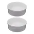 Kit 2 Comedouros Pequeno 200 Ml Branco Ref 326