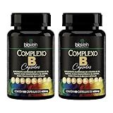 Kit 2 Complexo B Suplemento Alimentar Premium 60 Cápsula Bioklein
