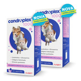 Kit 2 Condroplex 1000 Suplemento Cães E Gatos Avert 60 Cápsu