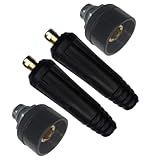 Kit 2 Conector Engate Rápido Macho E Fêmea Painel Inversora Maquina De Solda 9mm