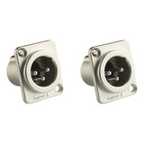 Kit 2 Conectores Xlr