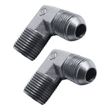 Kit 2 Conexões Adaptador Cotovelo 90 3 4 Jic X 1 2 Npt