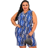 Kit 2 Conjuntinhos Senhoras Short Regata Feminino Plus Size