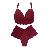 Kit 2 Conjunto Lingerie Feminina Plus Alças Reforçadas Mf003
