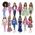 Kit 2 Conjuntos Barbie Roupas + 2 Pares De Sapato Salto Reto