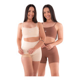 Kit 2 Conjuntos Fitness Feminino De Academia Alta Qualidade