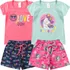 Kit 2 Conjuntos Infantil Menina Verão Roupa Criança Promoção