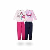 Kit 2 Conjuntos Meia Estação Infantil De Menina Feminino Roupas Blusas E Calças Tamanho 4