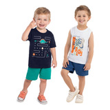 Kit 2 Conjuntos Menino
