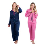 Kit 2 Conjuntos Pijama