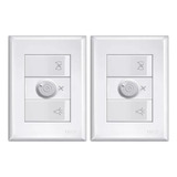 Kit 2 Controlador Velocidade Para Ventilador Evidence 4087