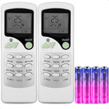 Kit 2 Controle Ar Condicionado Compatível Elgin Zh lt 01 Srf