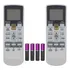 Kit 2 Controle Ar Condicionado Compatível Fujitsu Inverter