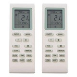 Kit 2 Controle Compatível Com Ar Gree Split Yb1f2 Green Bay