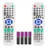 Kit 2 Controle Compatível Com Philco Home Theater Dvd