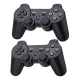 Kit 2 Controle Compativel Ps3 Dualshock 3 Sem Fio