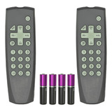 Kit 2 Controle Compatível Tv Semp Toshiba Tubo Lumina Antiga
