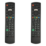 Kit 2 Controle Compatível Tv Smart Panasonic Viera Netflix