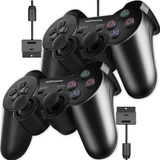 Kit 2 Controle Joystick Ps2 Playstation