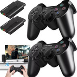 Kit 2 Controle Manete Ps2 Playstation