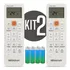 Kit 2 Controle Para Ar Condicionado Samsung Split Virus Doctor Inverter