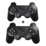 Kit 2 Controle Ps2 Sem Fio Manete Wireless Playstation 2