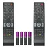Kit 2 Controle Remoto Compatível Aoc Led Lcd Le32w034