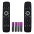 Kit 2 Controle Remoto Compatível Smart Tv Philips Led Lcd 3d