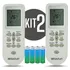 Kit 2 Controle Remoto Para Ar Condicionado Consul Split Bem Estar