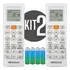Kit 2 Controle Remoto Para Ar Condicionado LG Inverter Split Dual