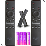 Kit 2 Controle Remoto Para Smart Hub Tv Samsung 4k Pilhas